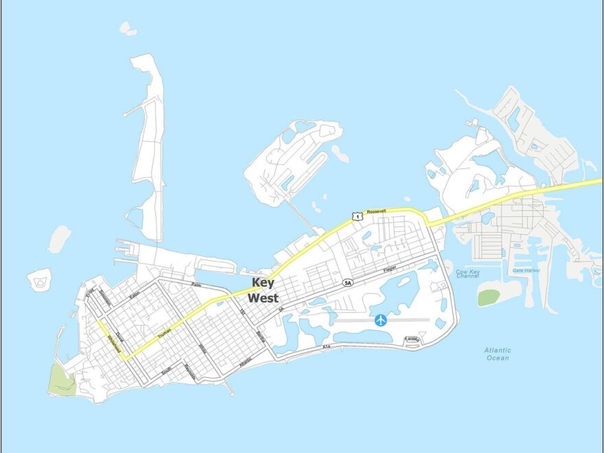 Key West Map Florida GIS Geography