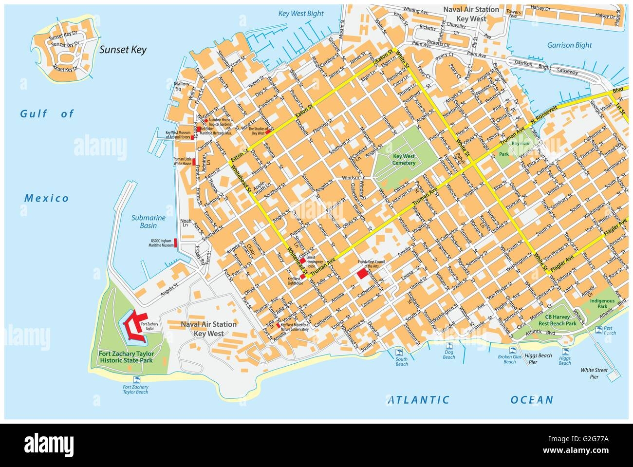 Printable Key West Map