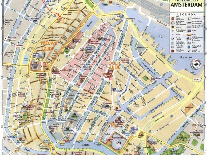Large Amsterdam Maps For Free Download And Print High Resolution And Detailed Maps