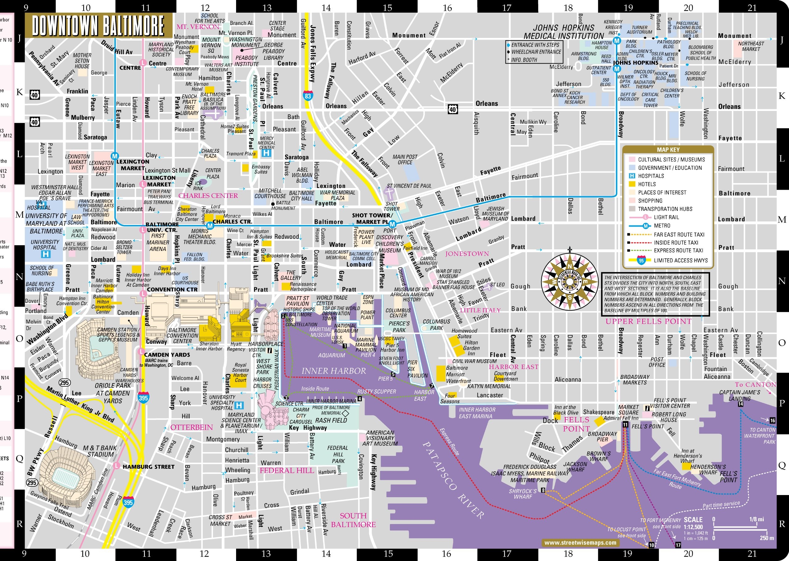 Baltimore City Map Printable