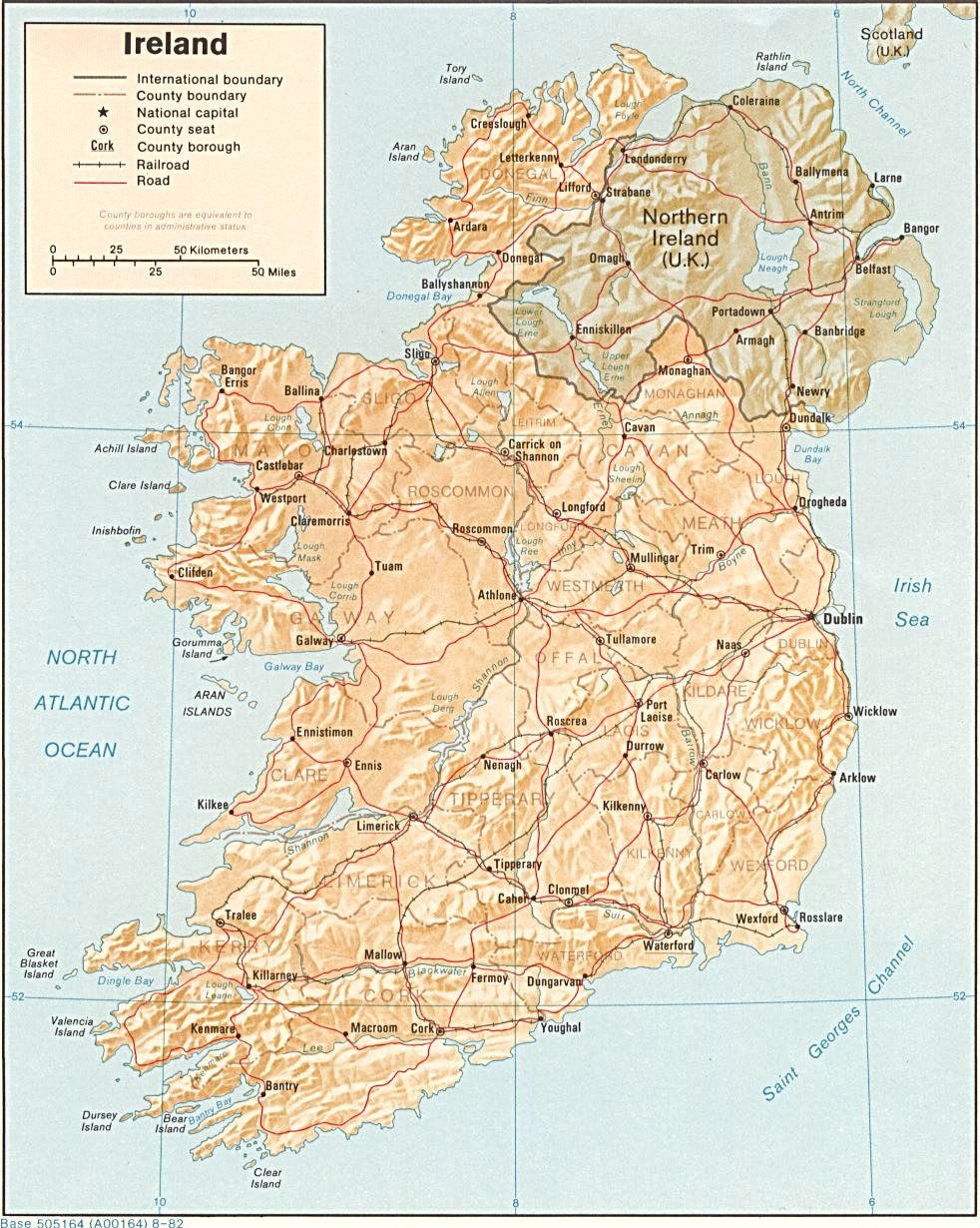 Printable Map Of Ireland Free Printable Map Of Ireland Free