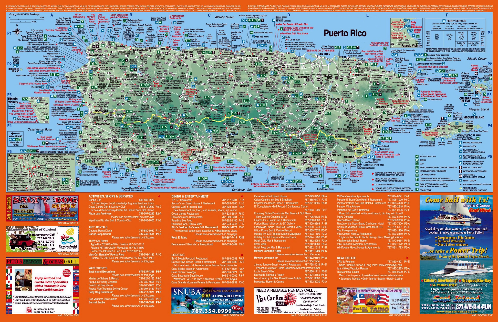 Printable Map Of Puerto Rico Beaches