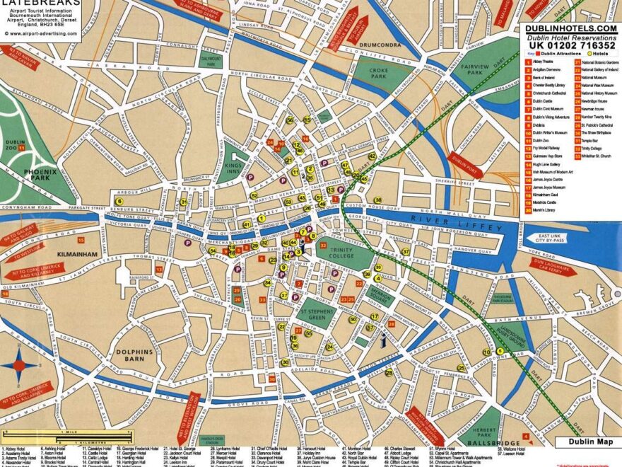 Large Dublin Maps For Free Download And Print High Resolution And Detailed Maps