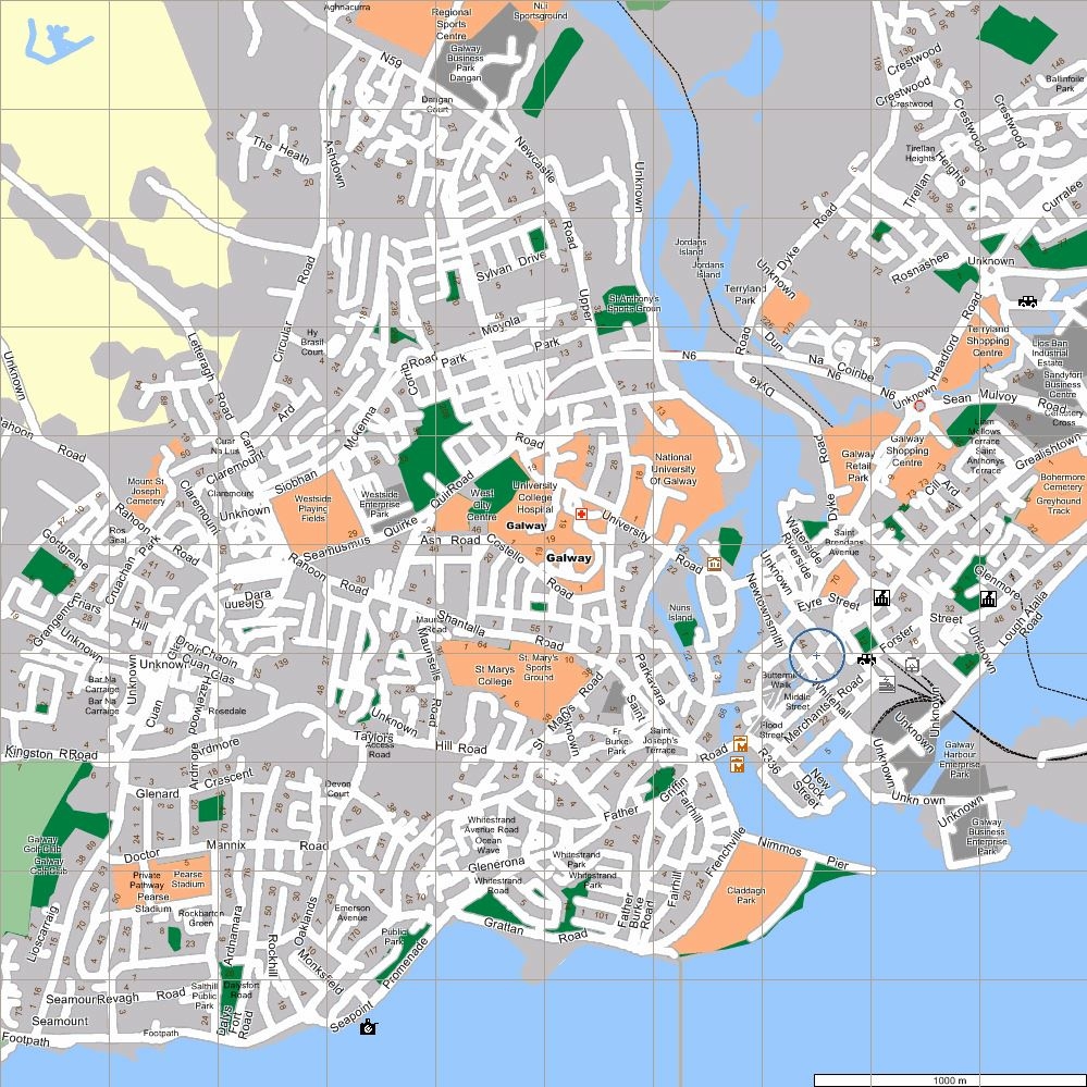 Printable Map Of Galway Ireland