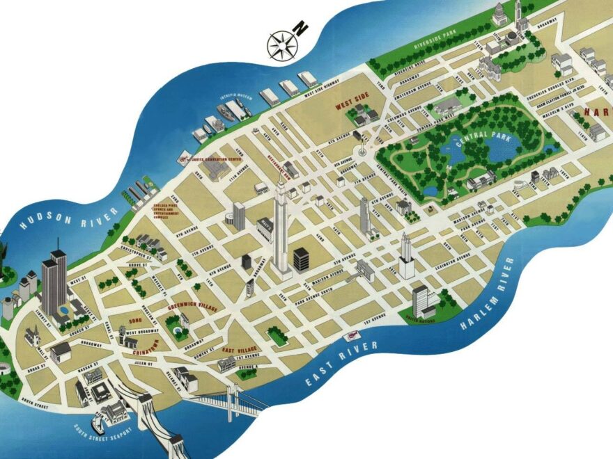 Large Manhattan Maps For Free Download And Print High Resolution Worksheets Library