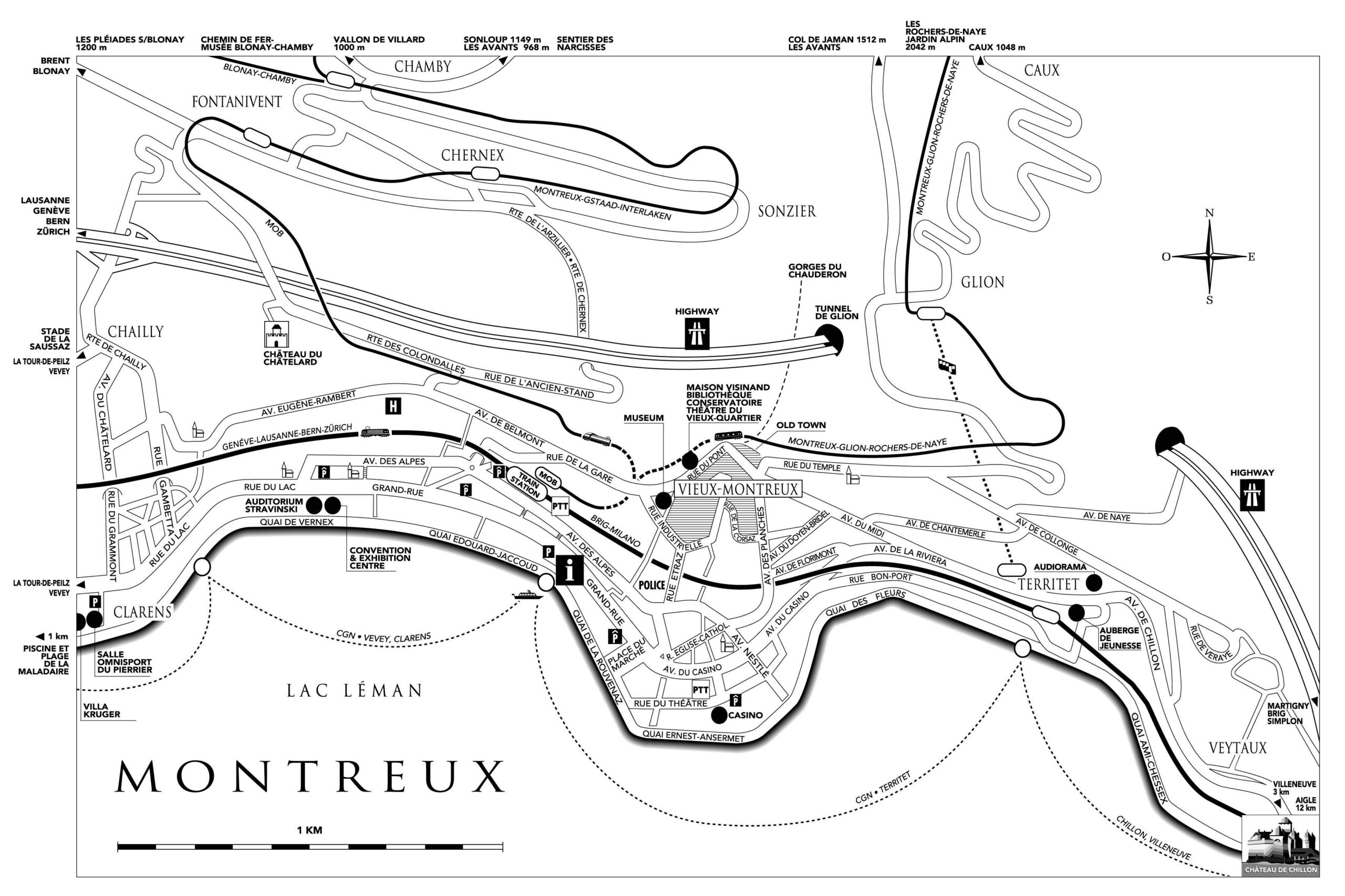 Large Montreux Maps For Free Download And Print High Resolution And Detailed Maps