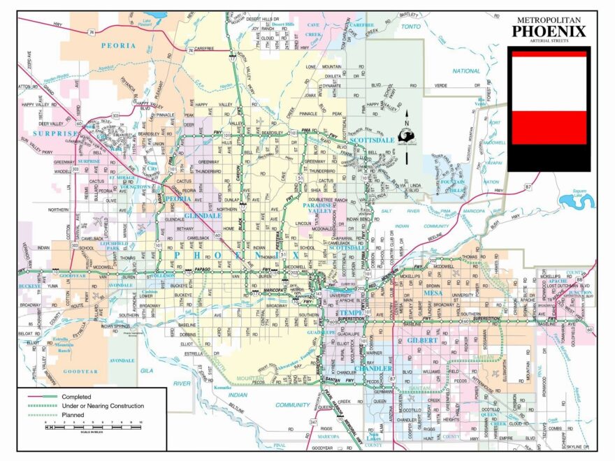 Large Phoenix Maps For Free Download And Print High Resolution And Detailed Maps