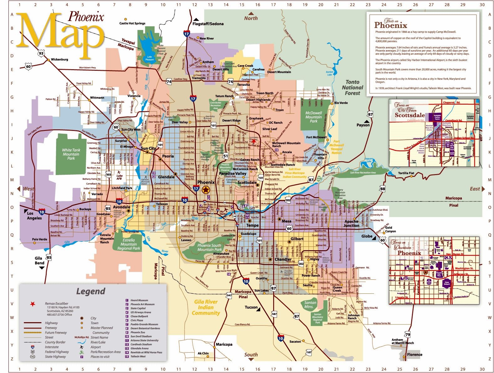 Phoenix Az Map Printable