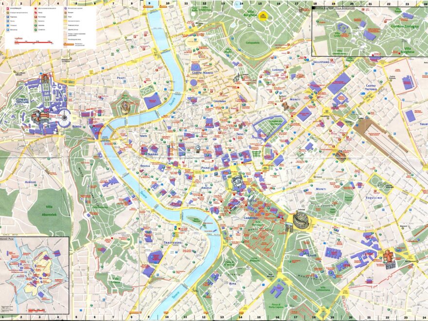Large Rome Maps For Free Download And Print High Resolution And Detailed Maps