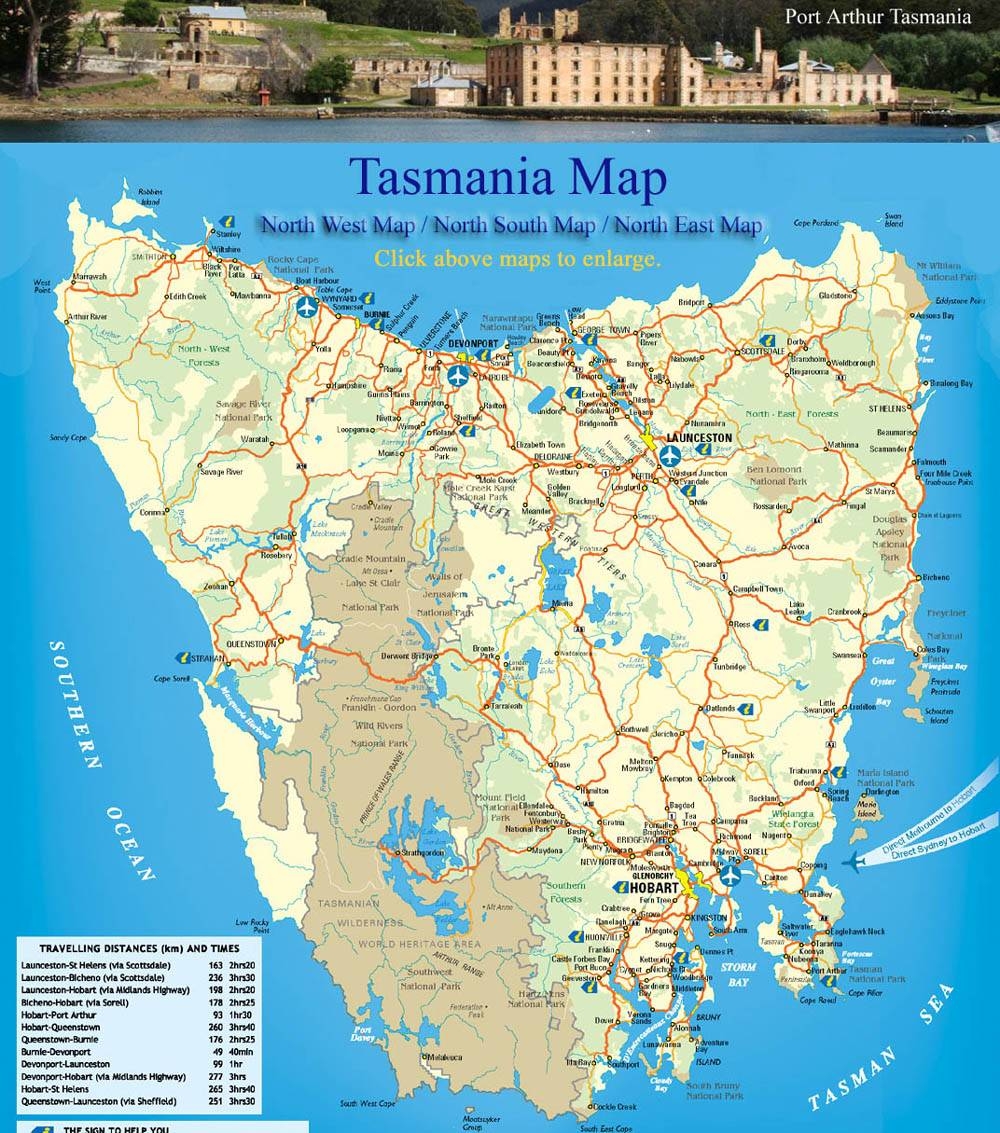 Large Tasmania Maps For Free Download And Print High Resolution And Detailed Maps