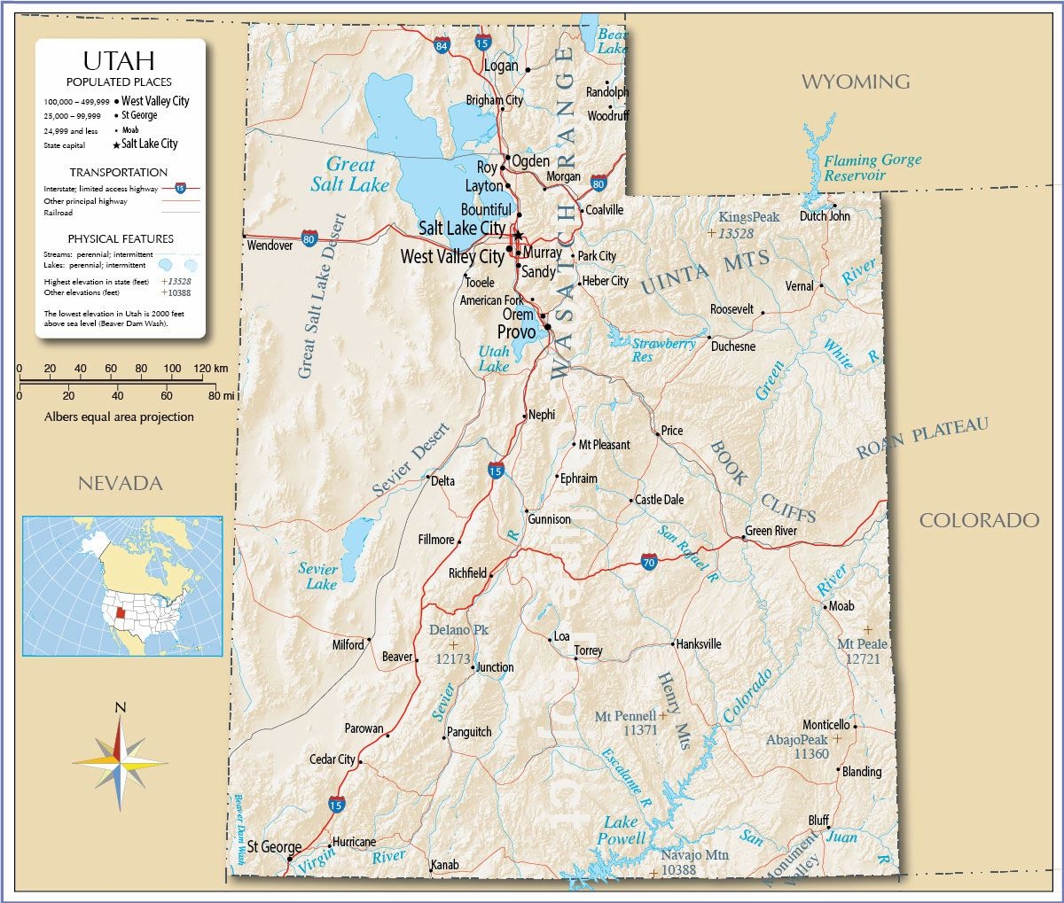Large Utah Maps For Free Download And Print High Resolution And Detailed Maps