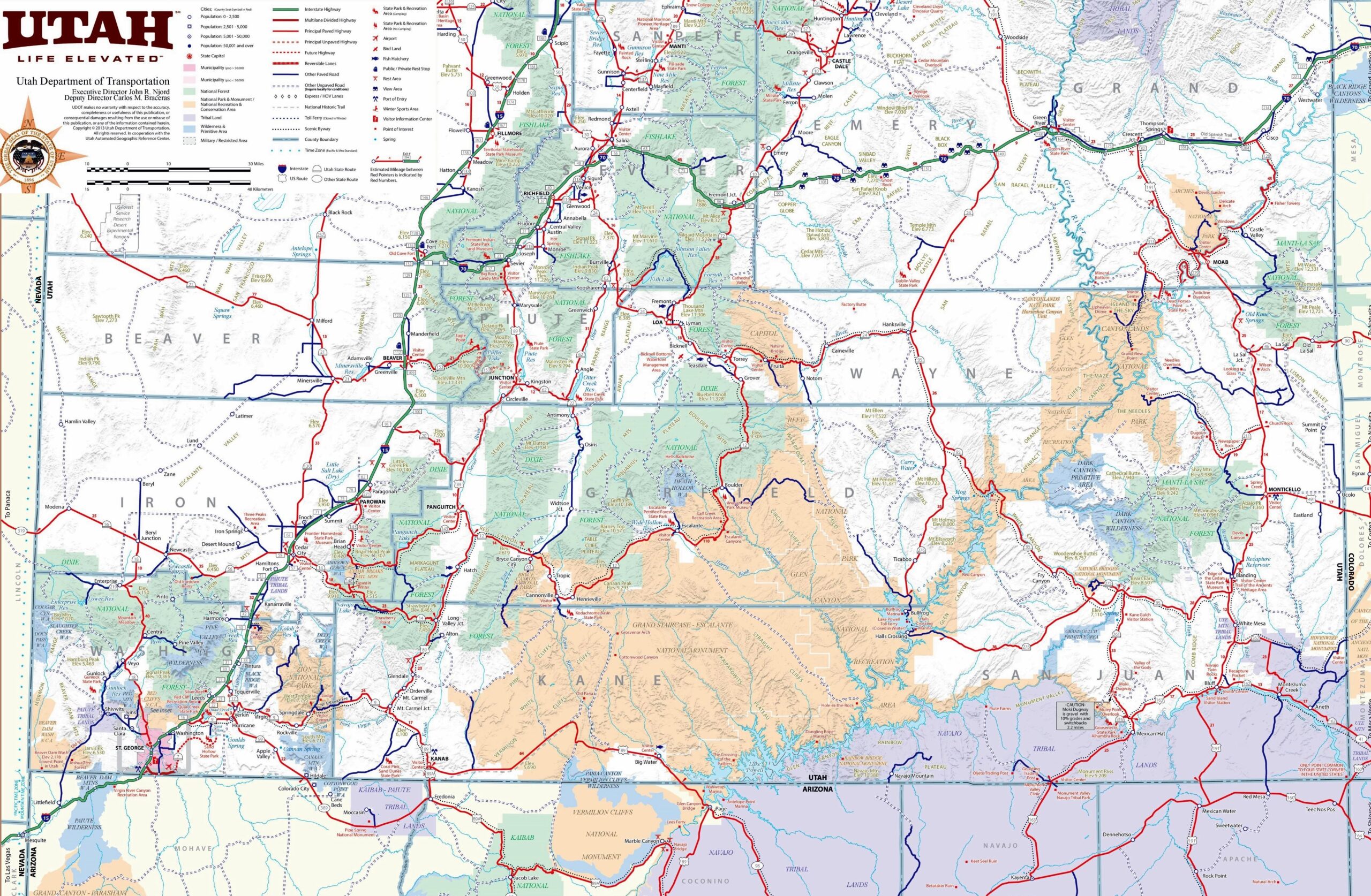 Large Utah Maps For Free Download And Print High Resolution And Detailed Maps