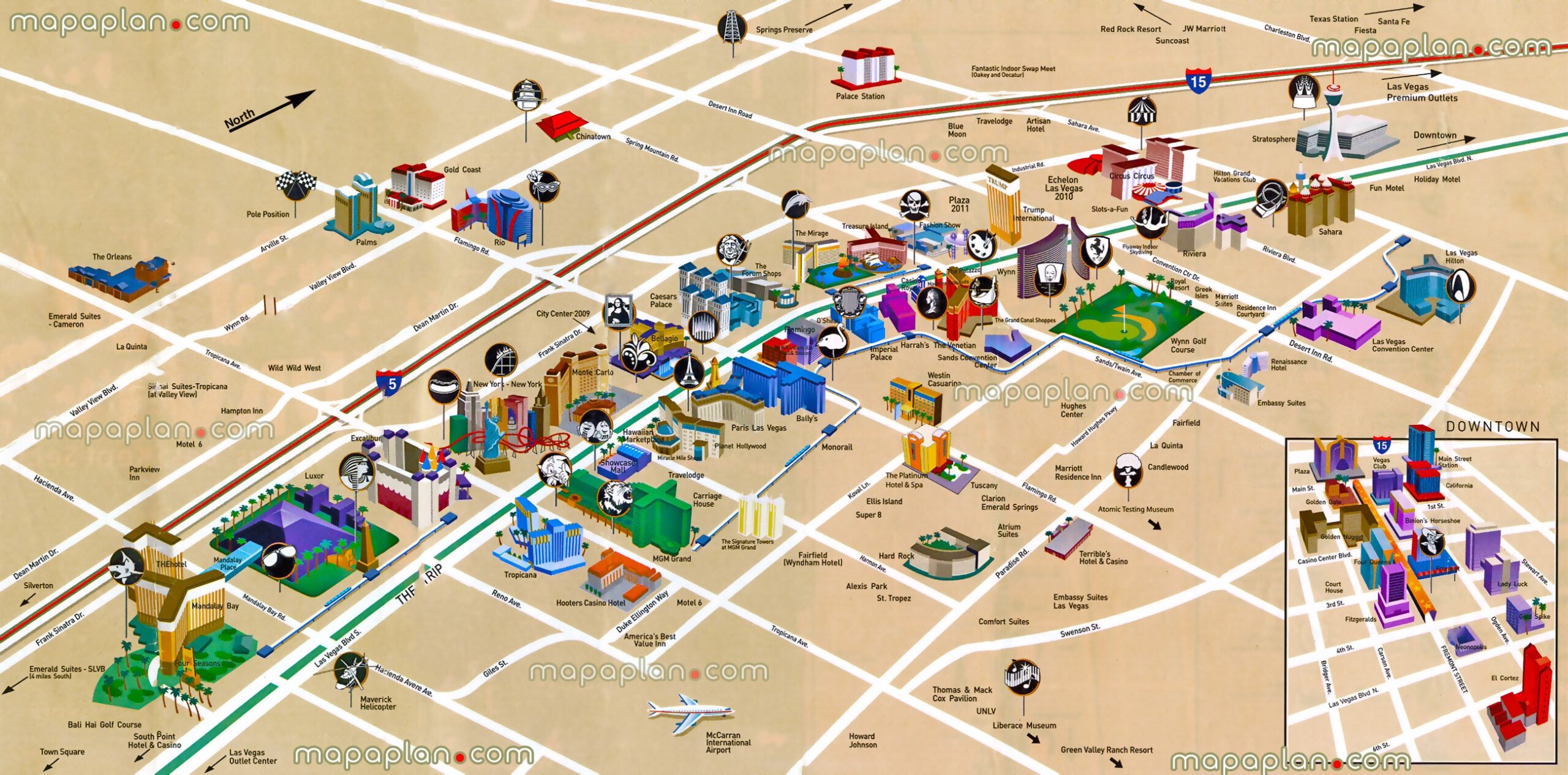 Las Vegas Location Map Strip Blvd Hotels Bird s Eye 3d Buildings Aerial Satellite Virtual Interactive Funny Easy View Showing City Center Downtown Signature Towers Hard Rock Monte Carlo Mandalay