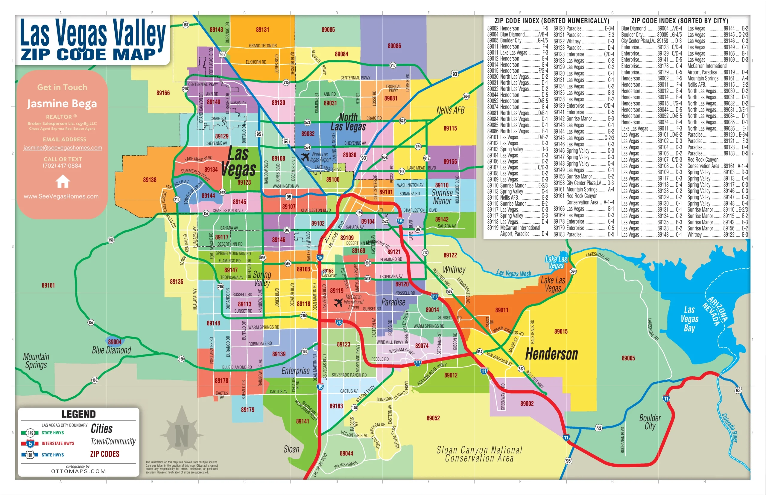 Las Vegas City Map Printable Free