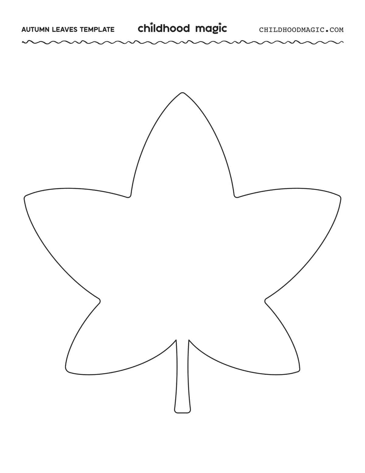 Free Printable Maple Leaf Pattern