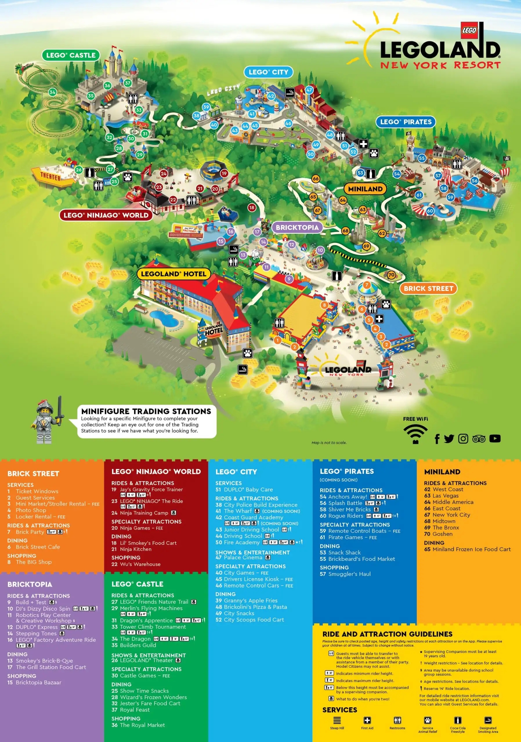 Printable Park Map Legoland Florida