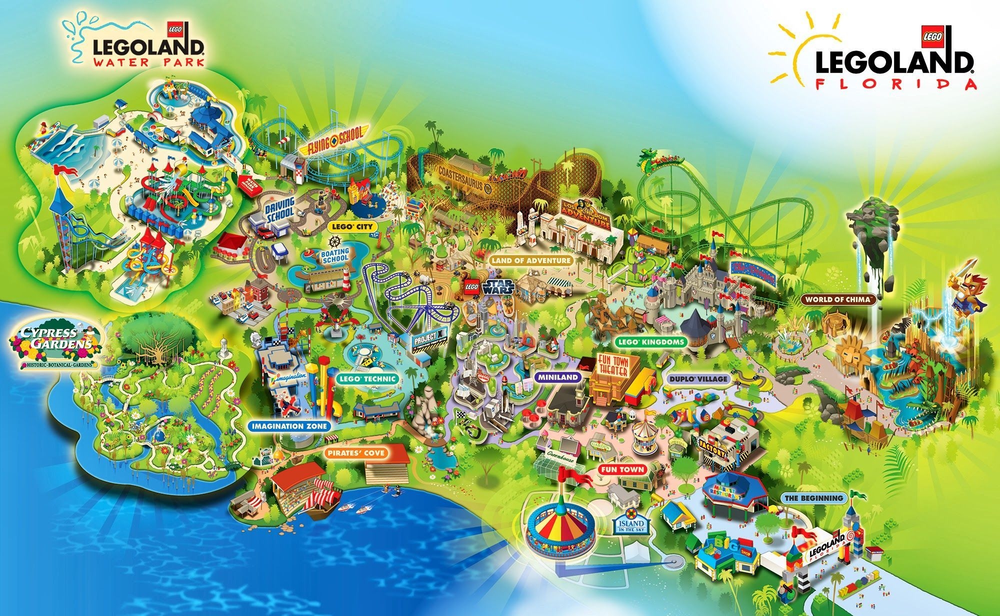 Legoland Online Orlando Map