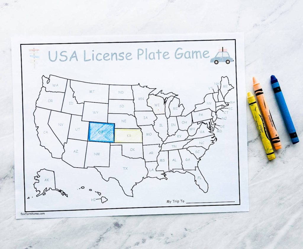 The Usa Map Game Printable Free