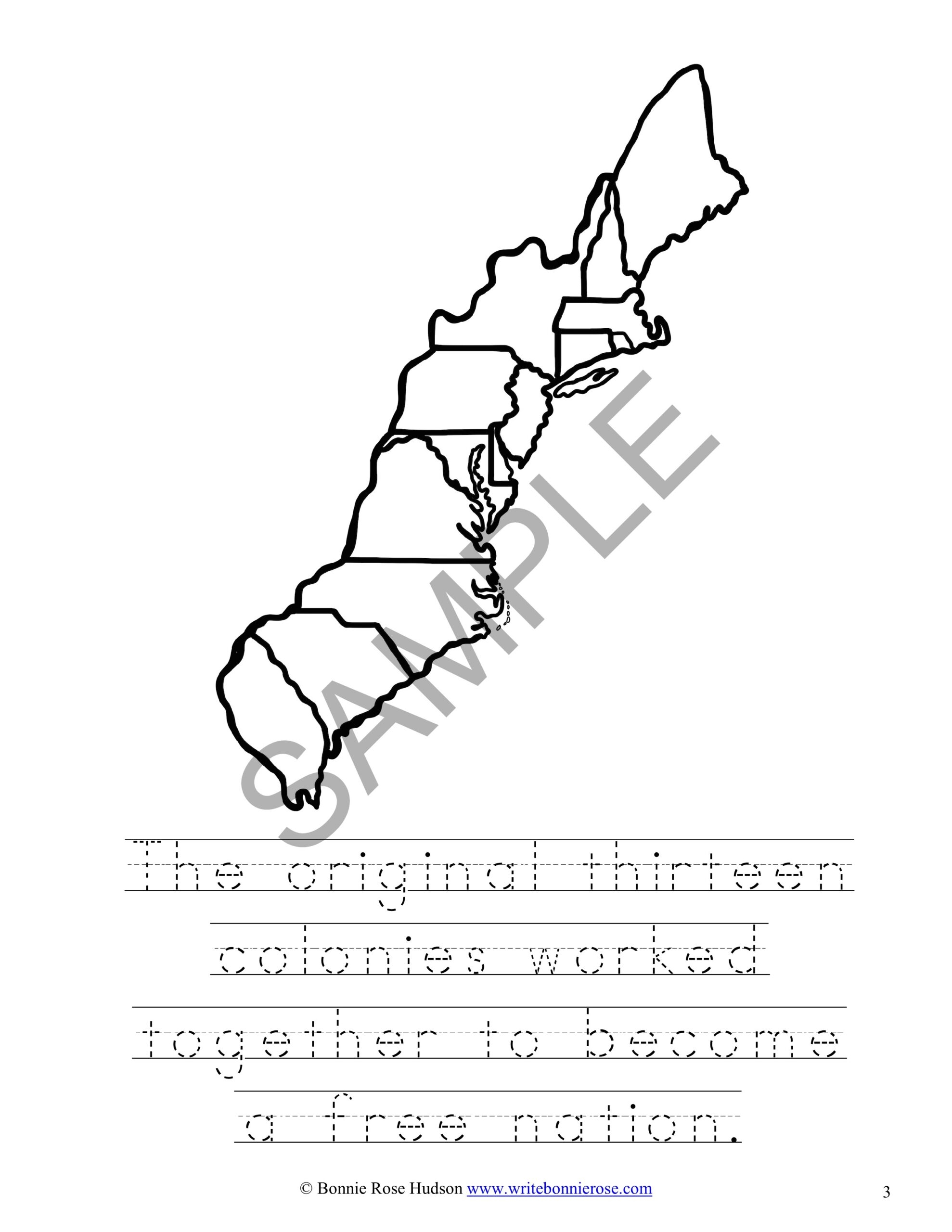 Life In The Thirteen U S Colonies Coloring Book Level B Made By Teachers