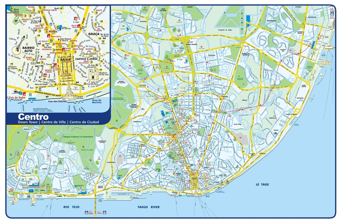 Lisbon Maps The Tourist Maps Of Lisbon To Plan Your Trip