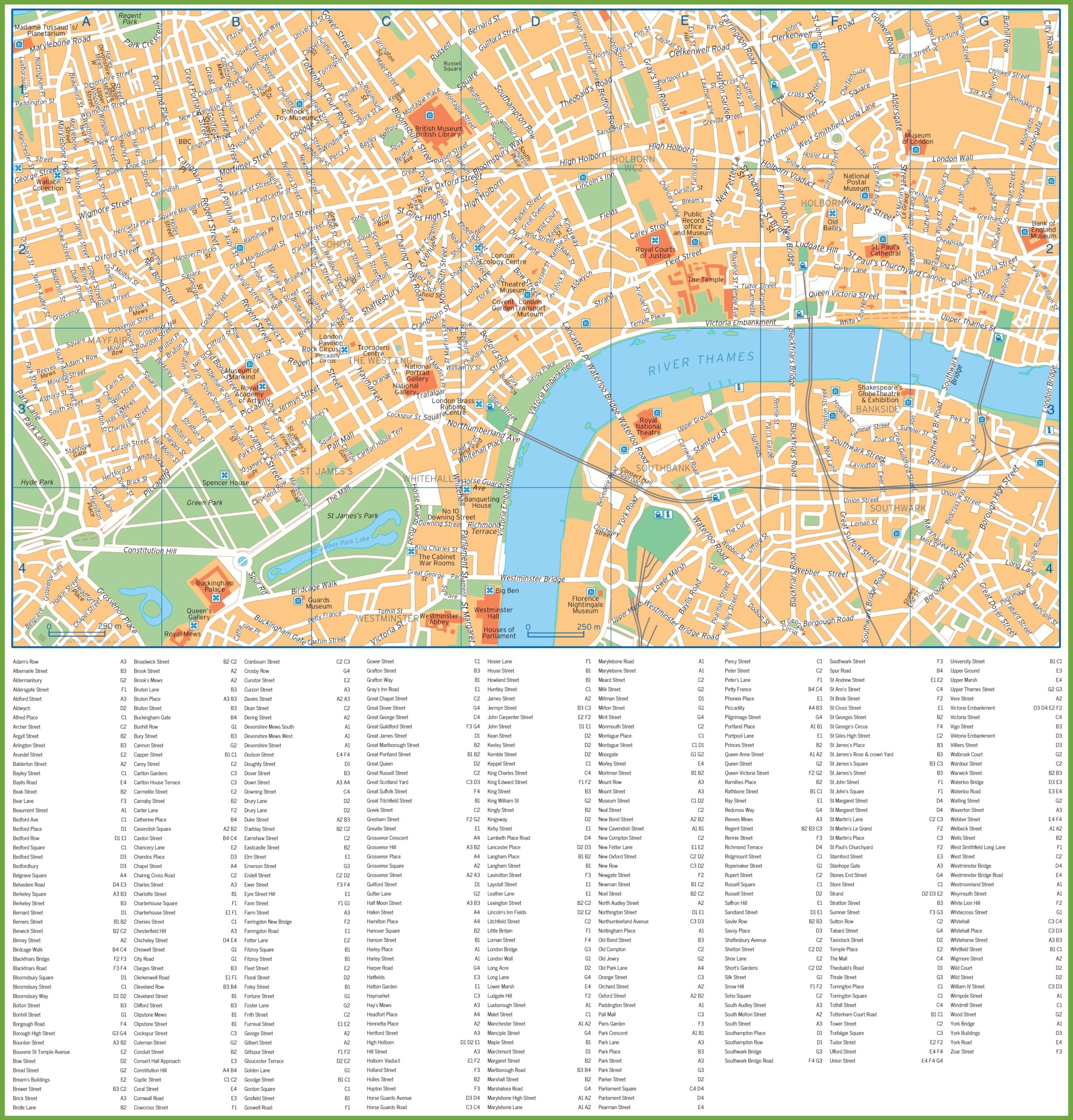 London Street Map Ontheworldmap