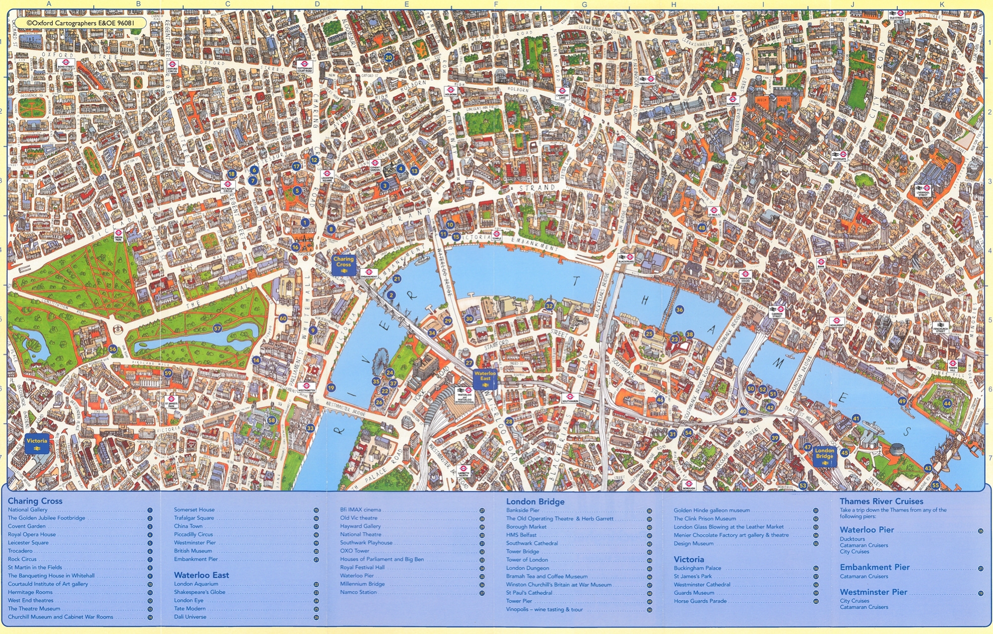 Free Printable Map Of London England