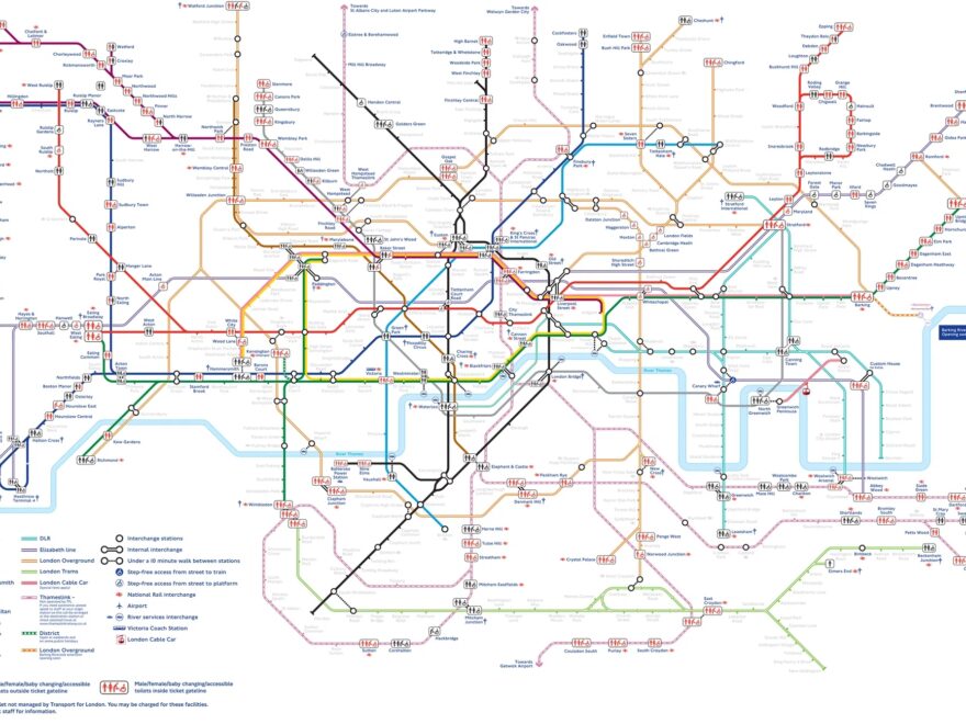 London Tube Map And Zones 2024 Chameleon Web Services