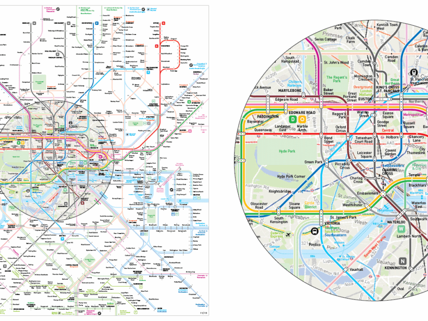 London Underground And Rail Map Inat