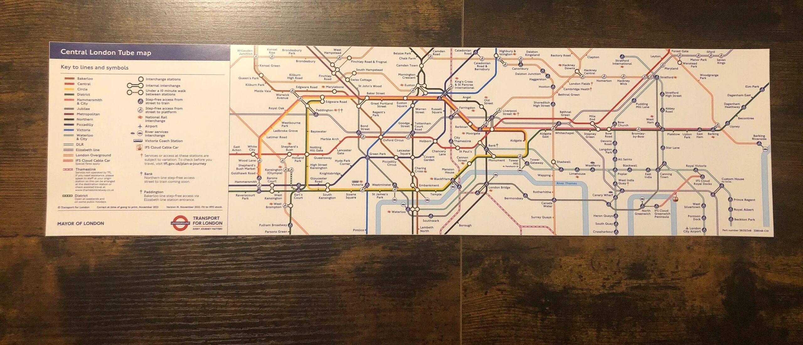 Printable Map Of London Underground