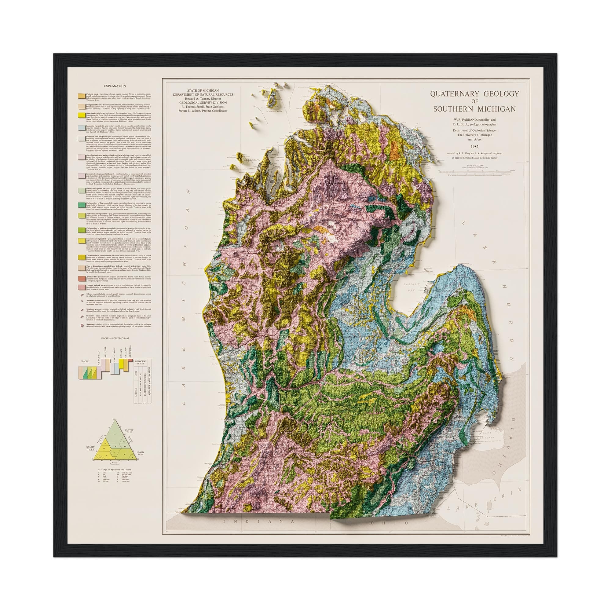 Printable Michigan Map Lower Peninsula