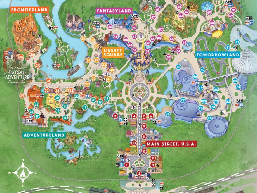 Magic Kingdom Map How To Navigate The Most Magical Park