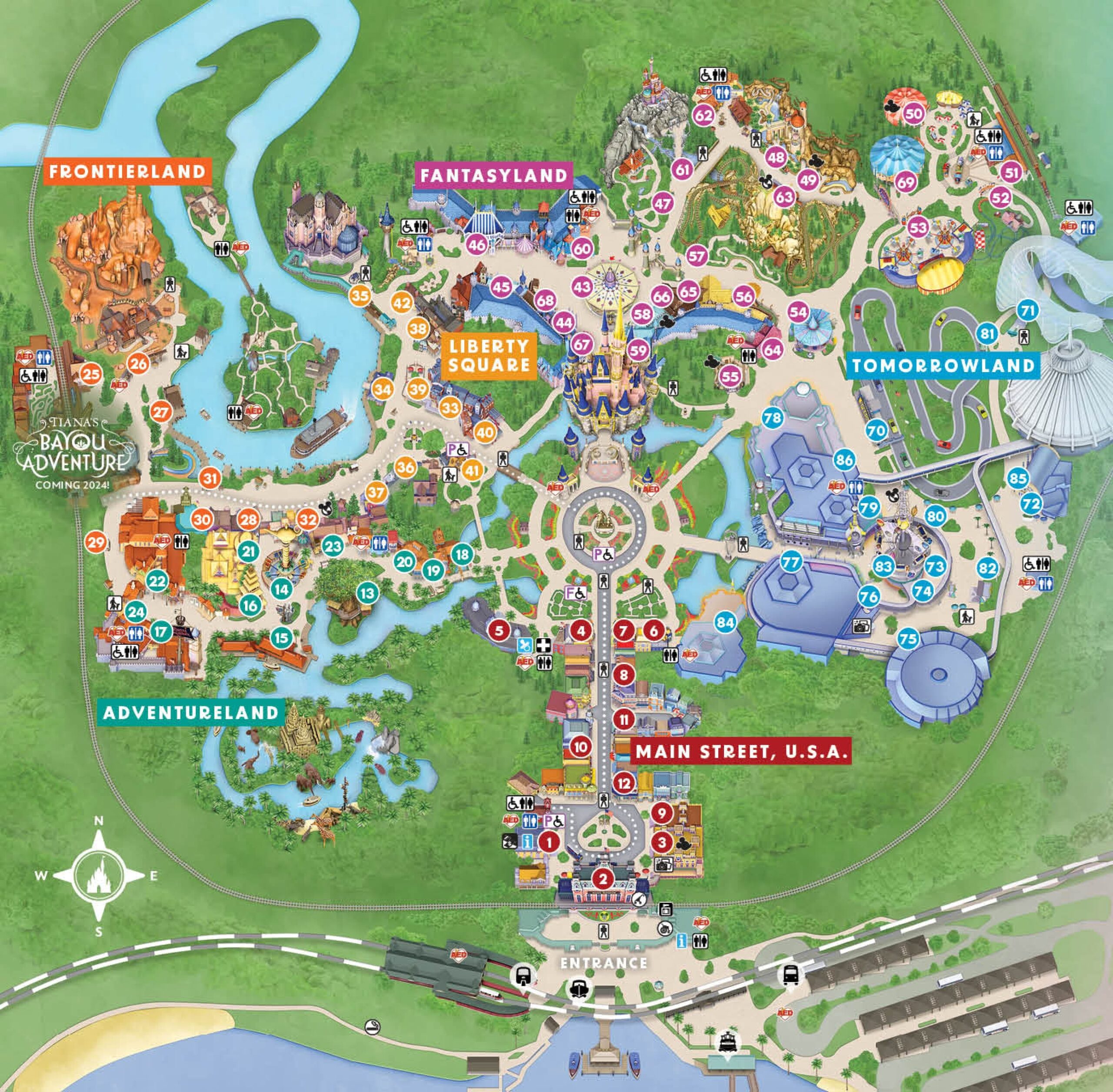 Magic Kingdom Map How To Navigate The Most Magical Park