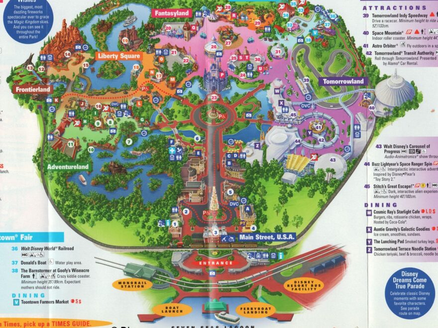 Magic Kingdom Maps Galore ImagiNERDing