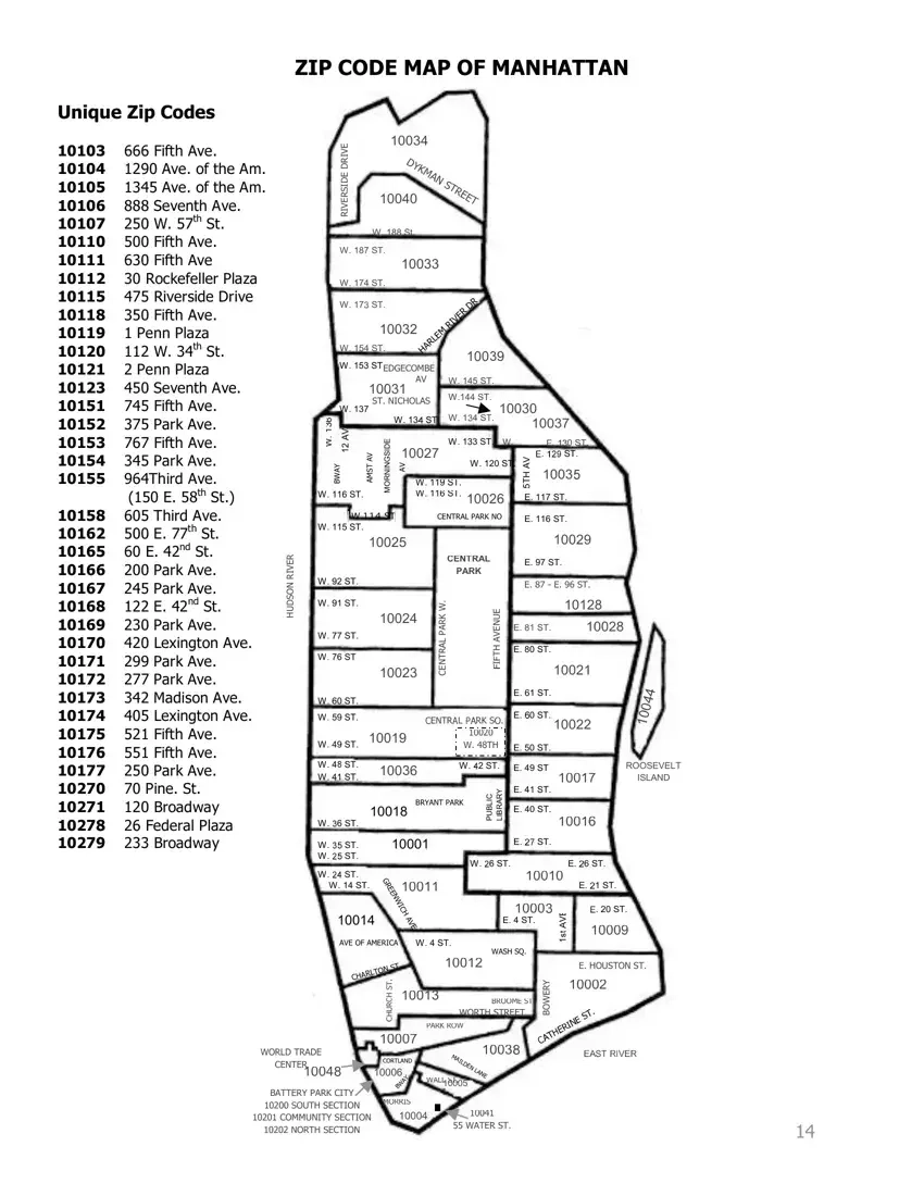 Midtown Nyc Map Printable Free
