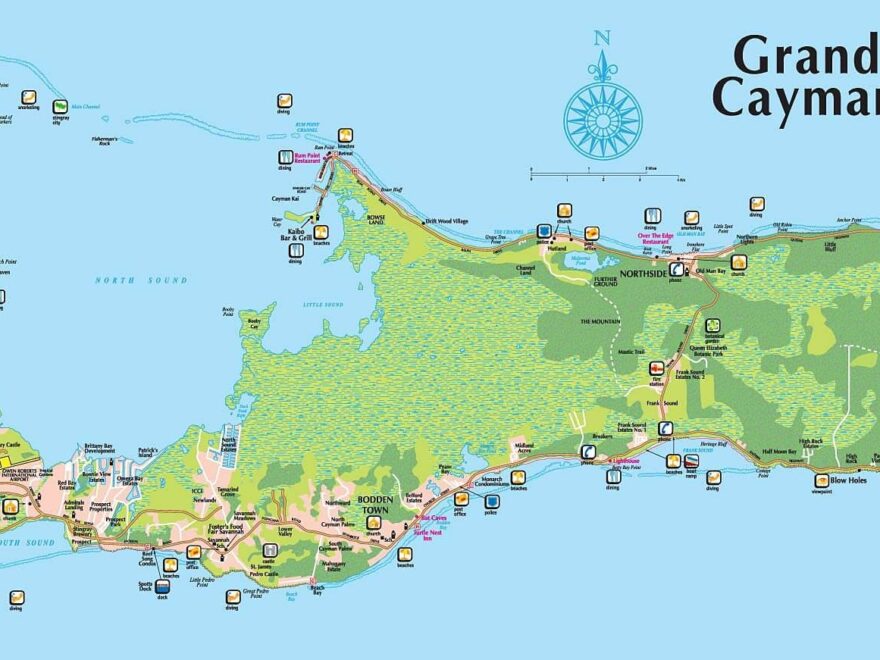 Map Cayman Islands