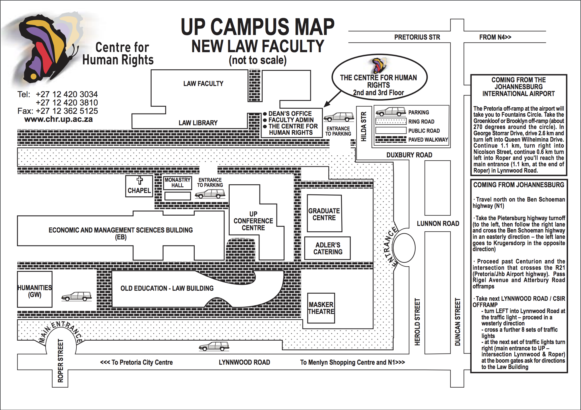 Tuks Map Directions Printable