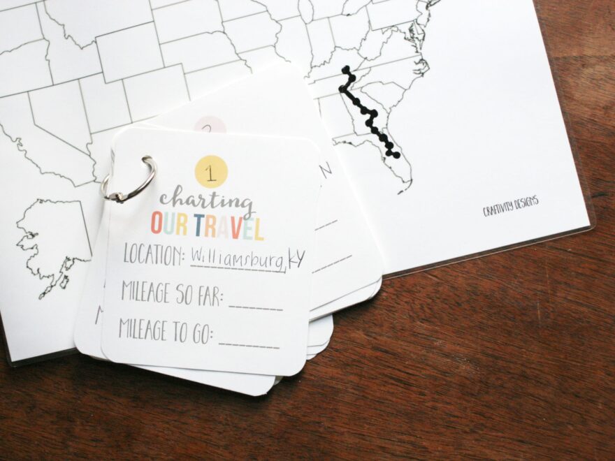 Map My Trip For Kids Charting Travel With A Free Map Template Craftivity Designs