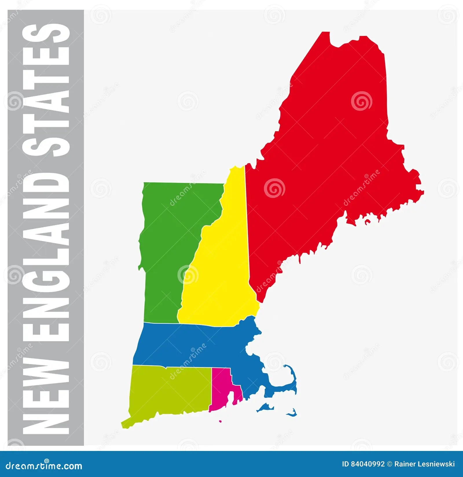 New England States Outline Maps Printable Free