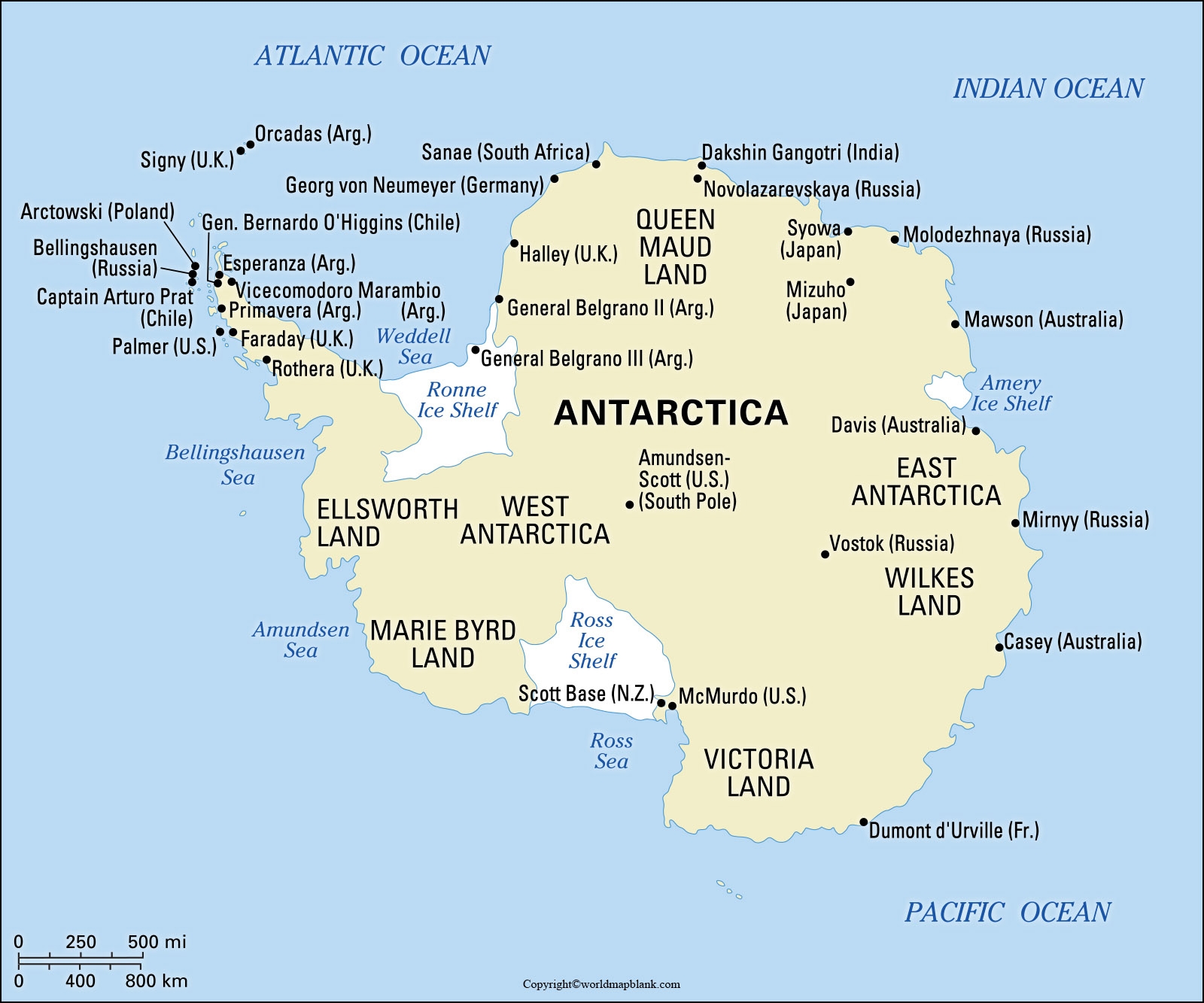 Map Of Antarctica Printable Antarctica Map PDF Map Of Antarctica Printable Antarctica Map PDF