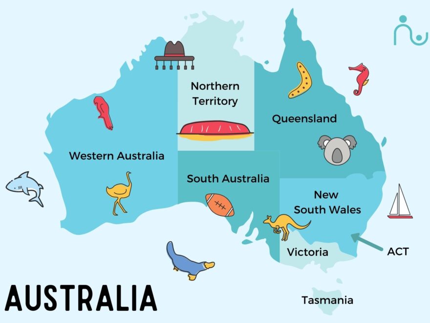 Map Of Australia For Kids free Printable Facts And Activities Worksheets Library
