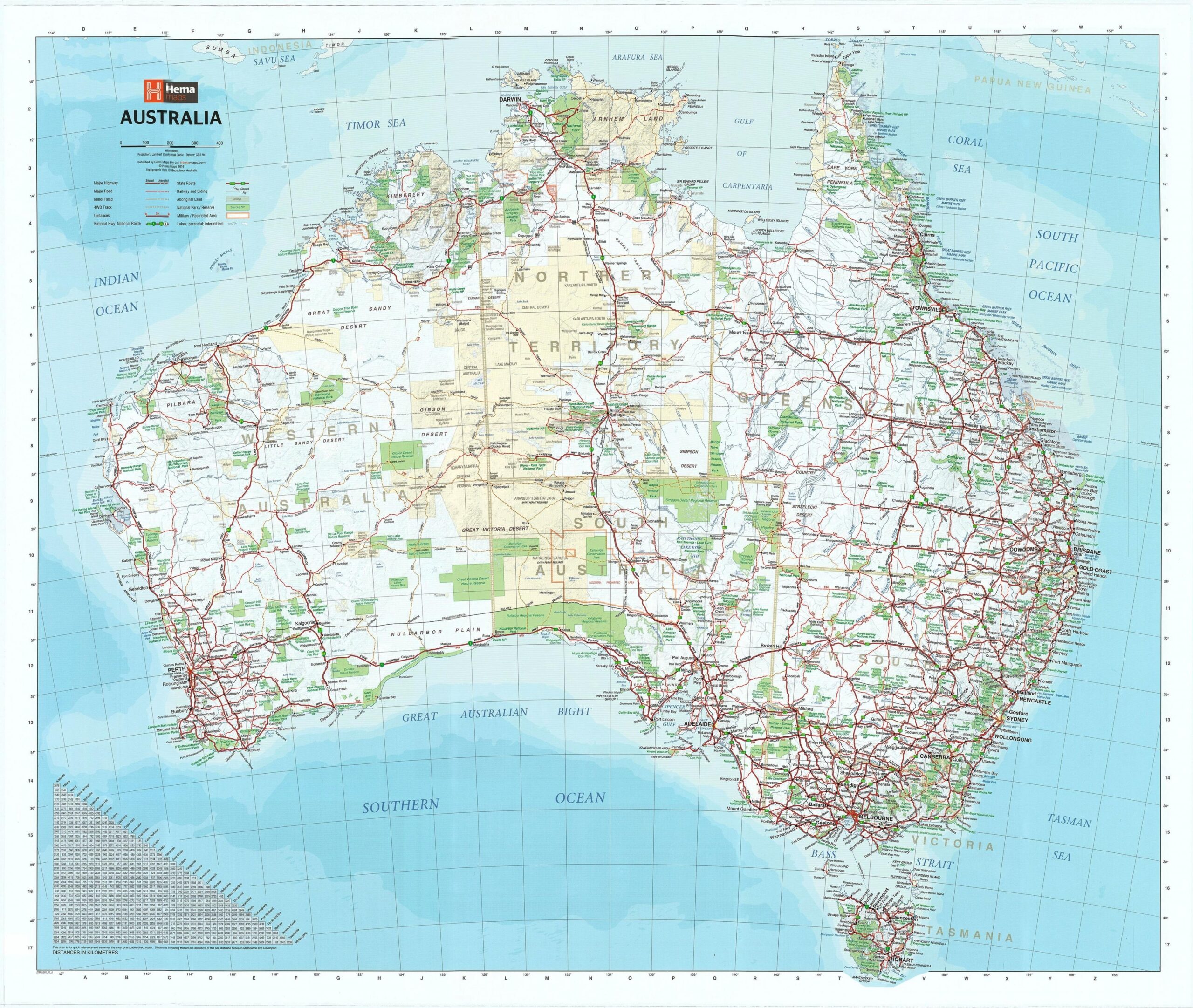 Map Of Australia Offline Map And Detailed Map Of Australia