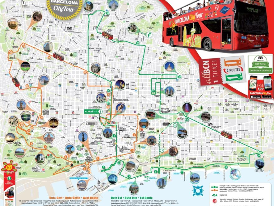 Map Of Barcelona