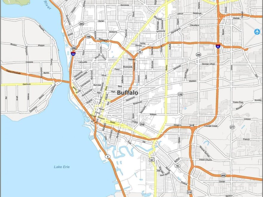 Map Of Buffalo New York GIS Geography