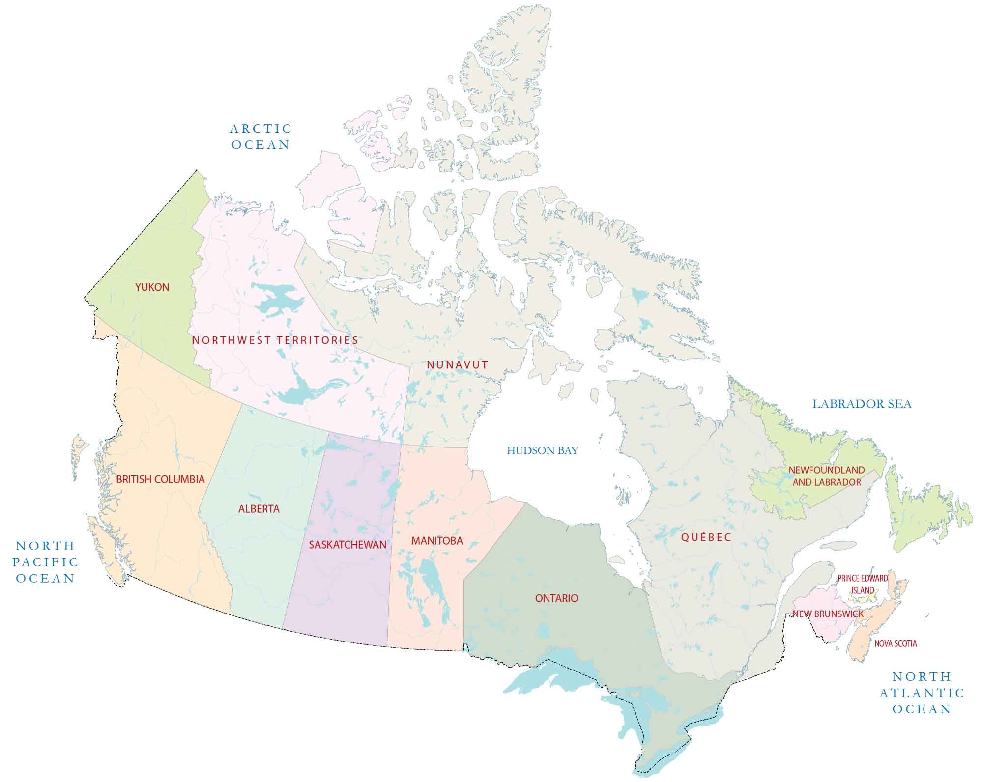 Map Of Canada Cities And Roads GIS Geography