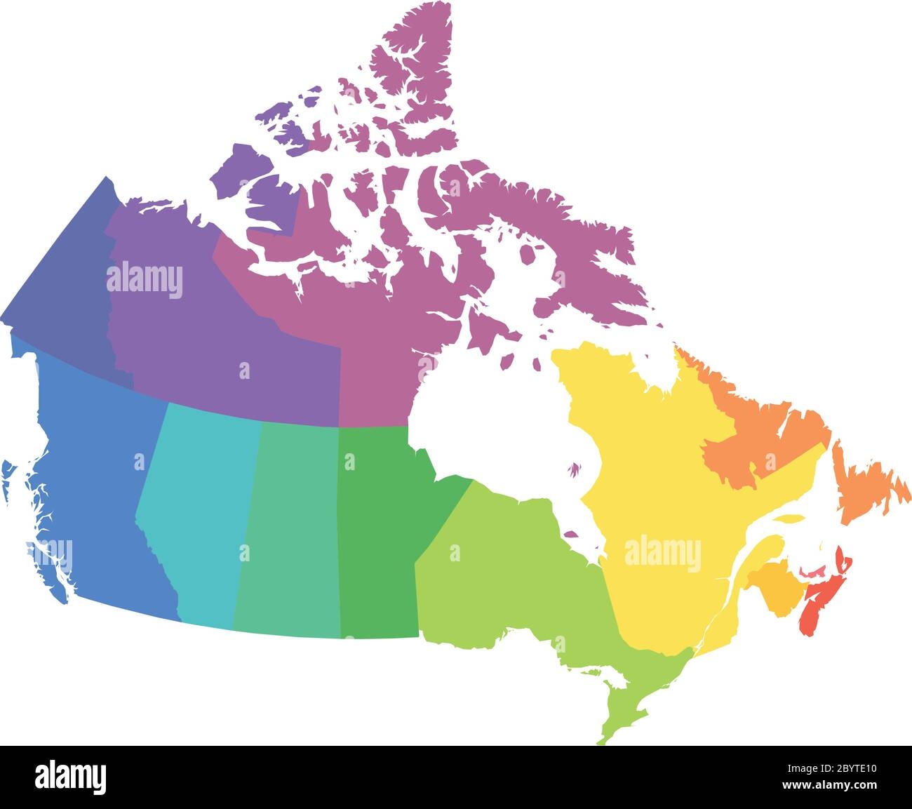 Map Of Canada Provinces Hi res Stock Photography And Images Alamy