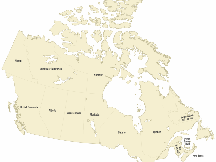 Map Of Canada Provinces Ultimaps