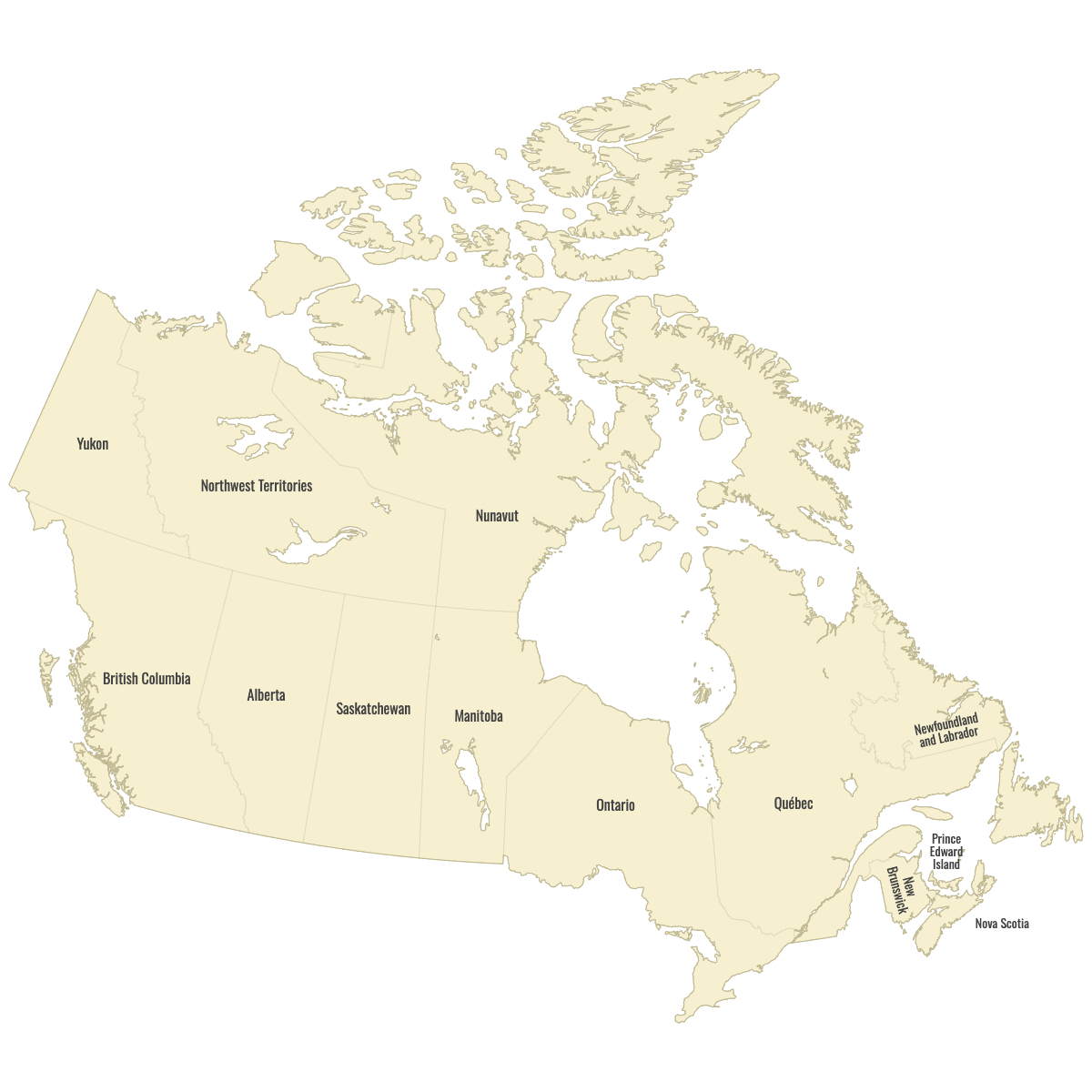 Map Of Canada Provinces Ultimaps