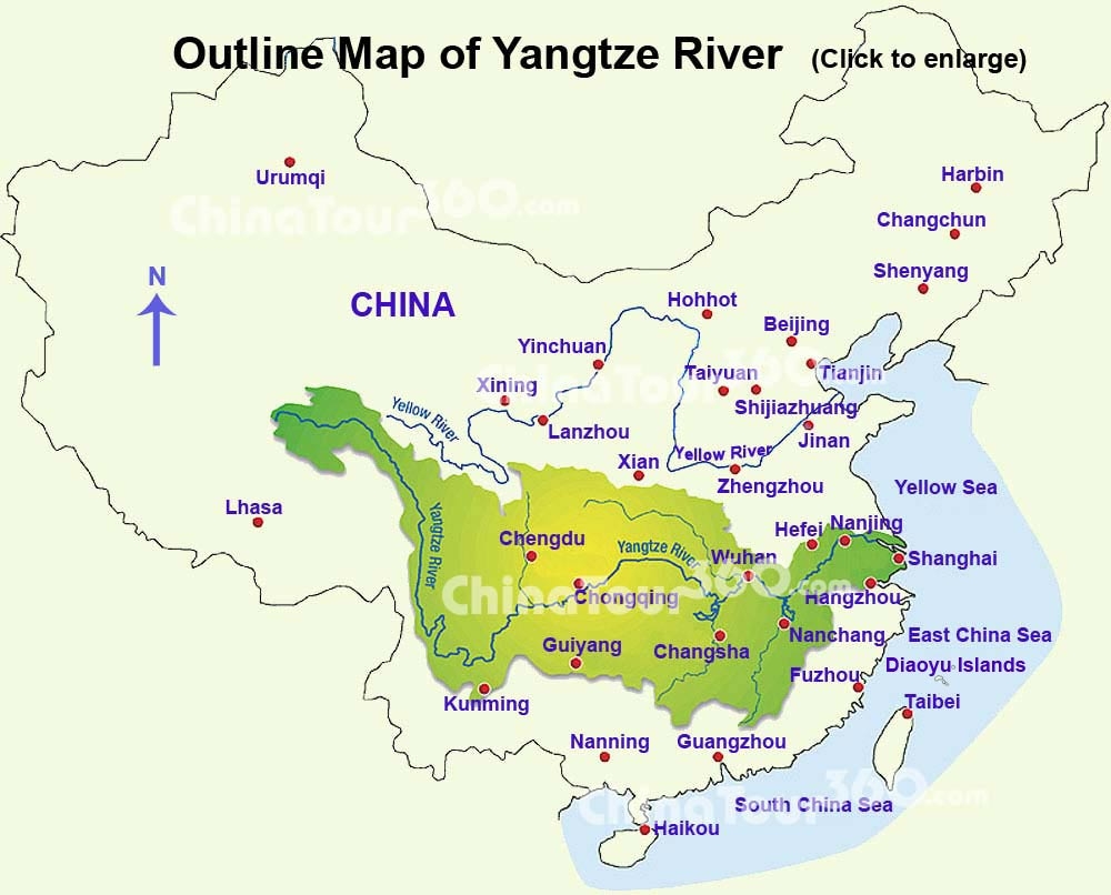 Printable Map Of China With Cities