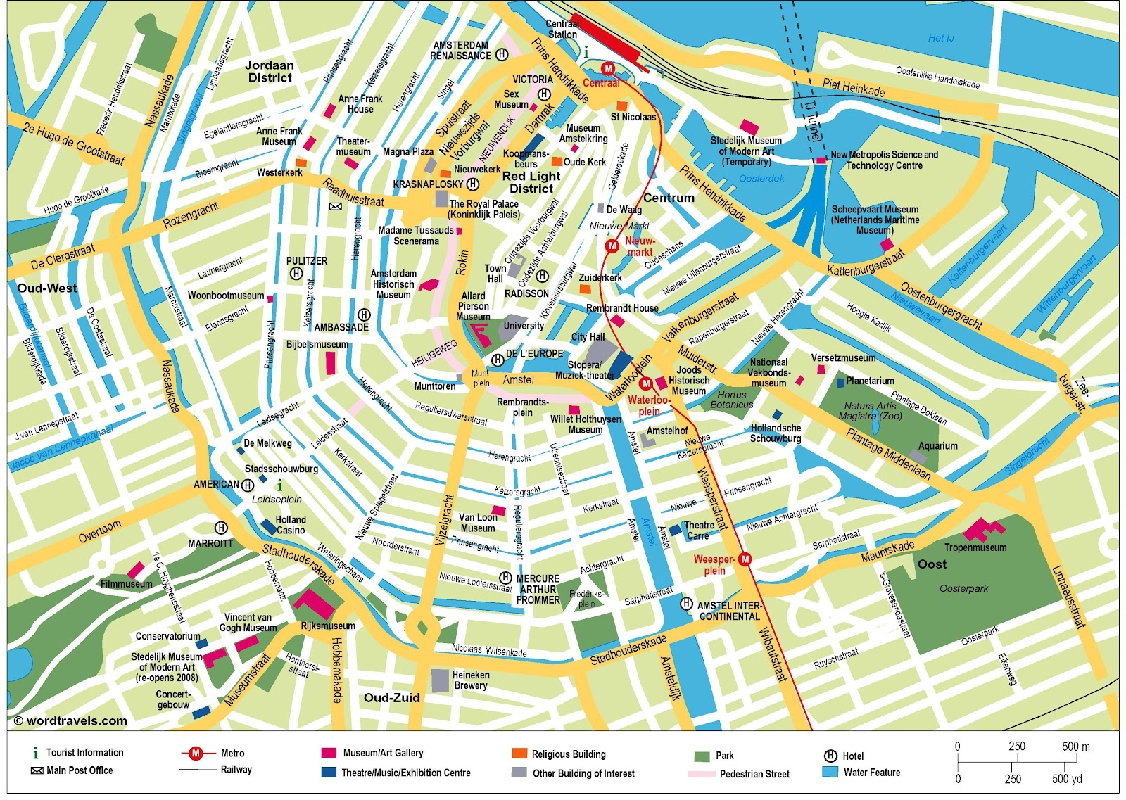 Map Of Cities Map Of Amsterdam The Netherlands
