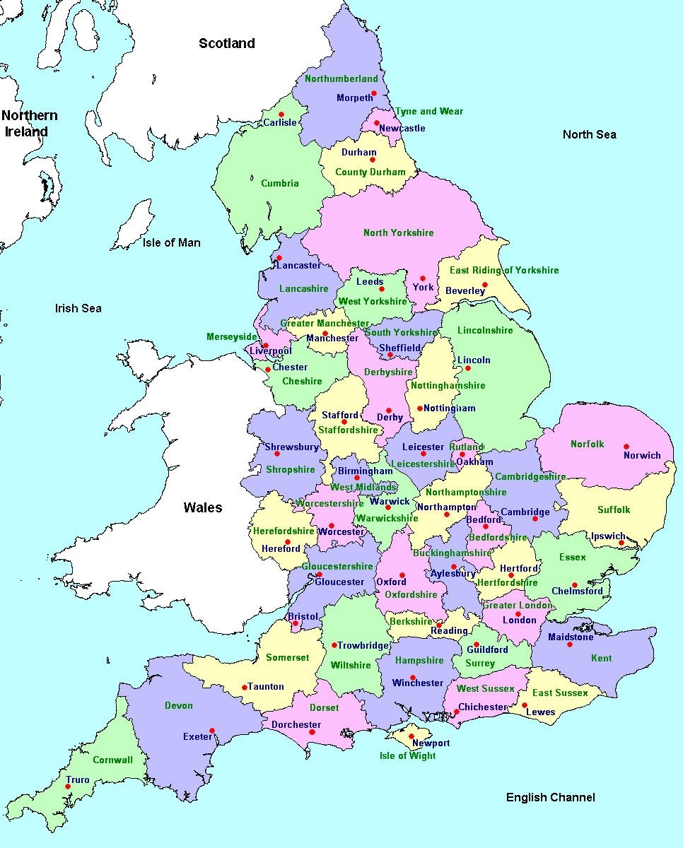Map Of England Cities Printable Map Of UK Detailed Pictures Worksheets Library